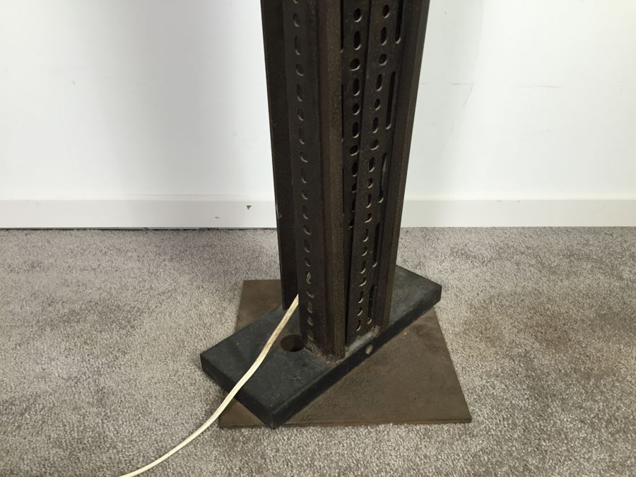 Custom Industrial Metal Sculpture Floor Lamp By Karen Dugan Hand Signed [Photo 24]