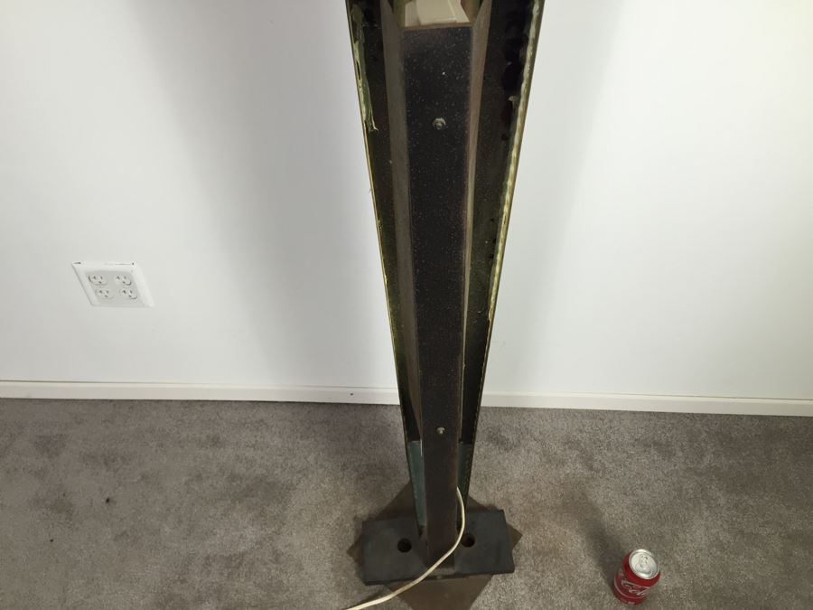 Custom Industrial Metal Sculpture Floor Lamp By Karen Dugan Hand Signed [Photo 19]