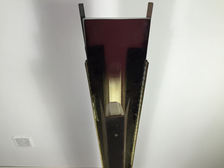 Custom Industrial Metal Sculpture Floor Lamp By Karen Dugan Hand Signed [Photo 18]