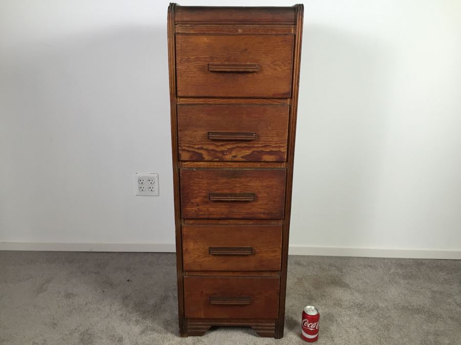 Vintage 5-Drawer Dresser Lingerie Chest [Photo 4]