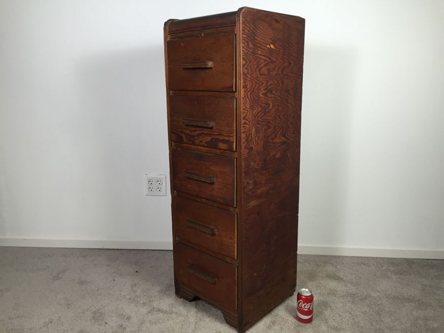 Vintage 5-Drawer Dresser Lingerie Chest [Photo 2]