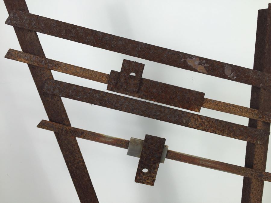 Custom Industrial Metal Sculpture By Karen Dugan Hand Signed [Photo 2]