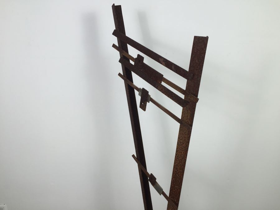 Custom Industrial Metal Sculpture By Karen Dugan Hand Signed [Photo 8]