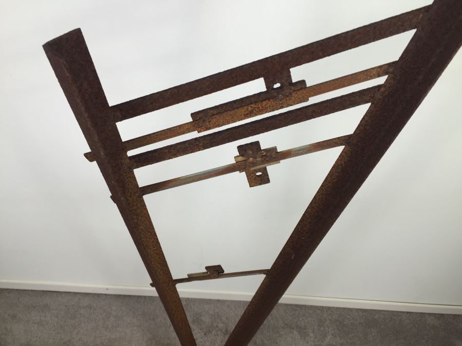 Custom Industrial Metal Sculpture By Karen Dugan Hand Signed [Photo 11]