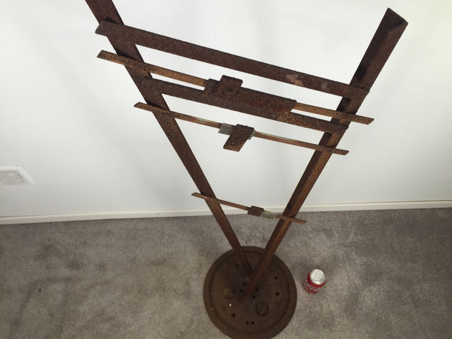 Custom Industrial Metal Sculpture By Karen Dugan Hand Signed [Photo 12]