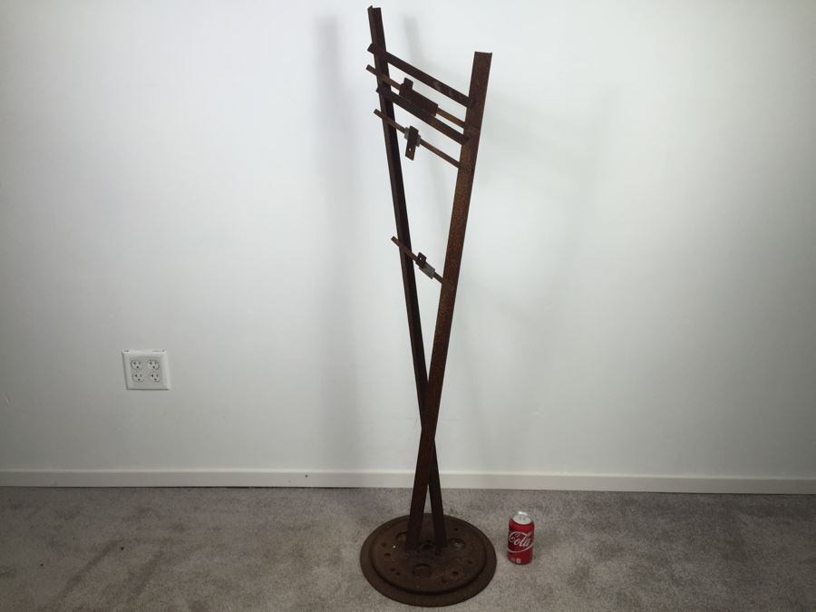 Custom Industrial Metal Sculpture By Karen Dugan Hand Signed [Photo 7]