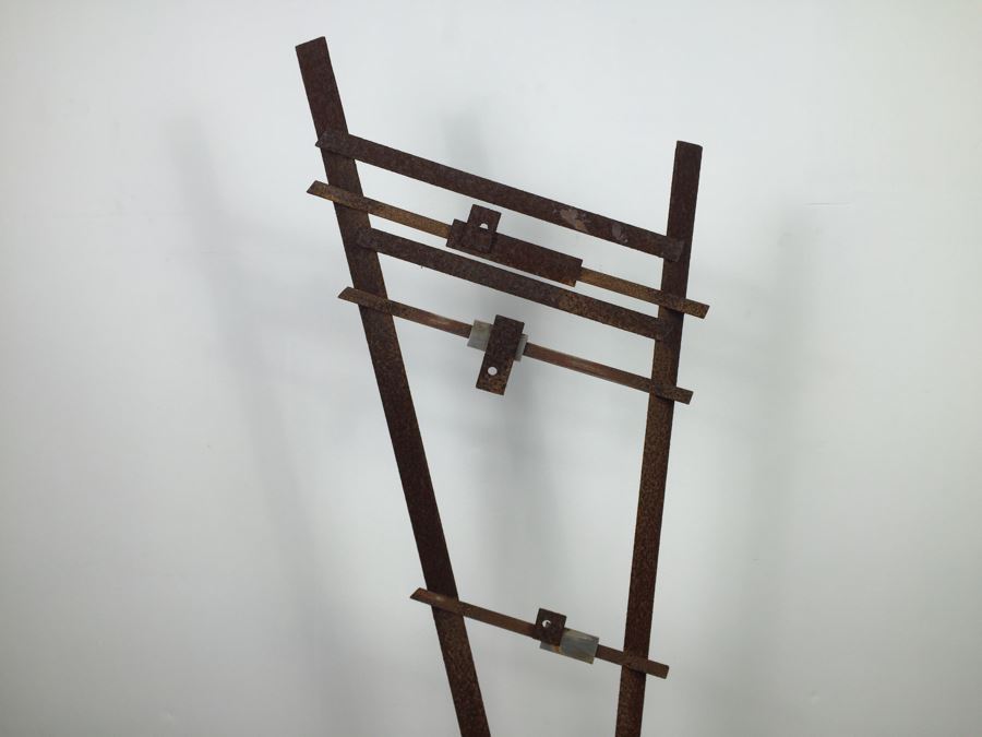 Custom Industrial Metal Sculpture By Karen Dugan Hand Signed [Photo 6]