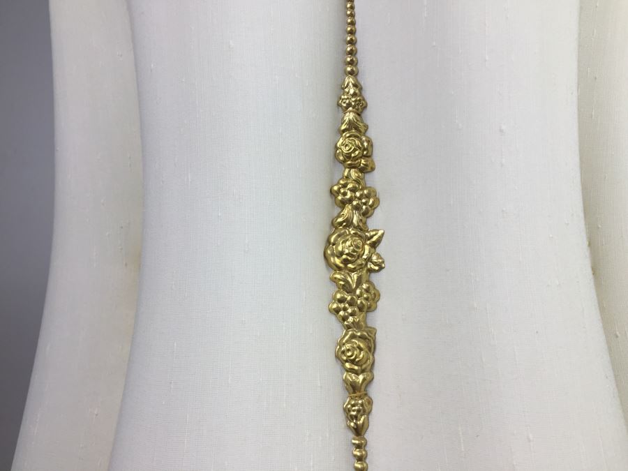 Large Stunning White And Gold Woman Table Lamp [Photo 13]