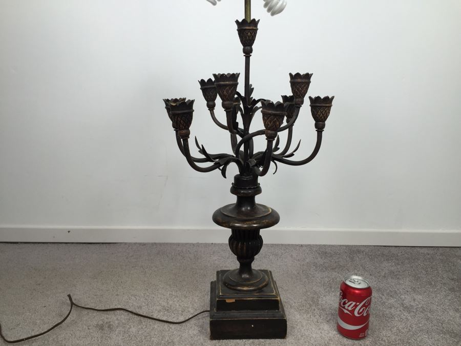 Vintage Chapman Wooden Table Lamp Without Shade [Photo 13]
