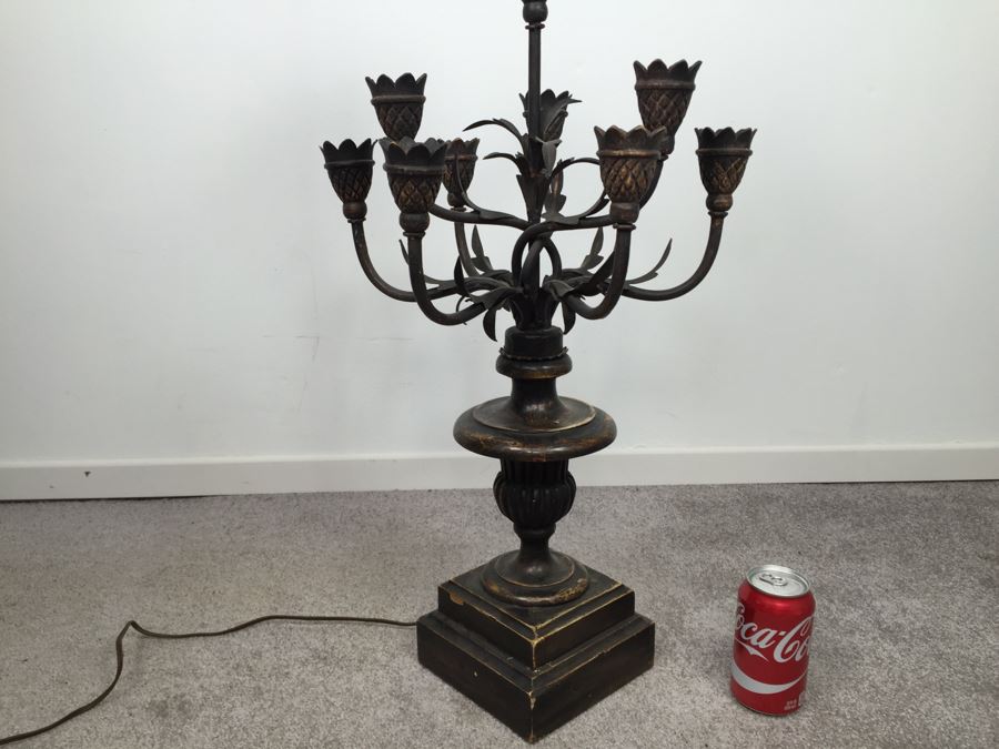 Vintage Chapman Wooden Table Lamp Without Shade [Photo 12]