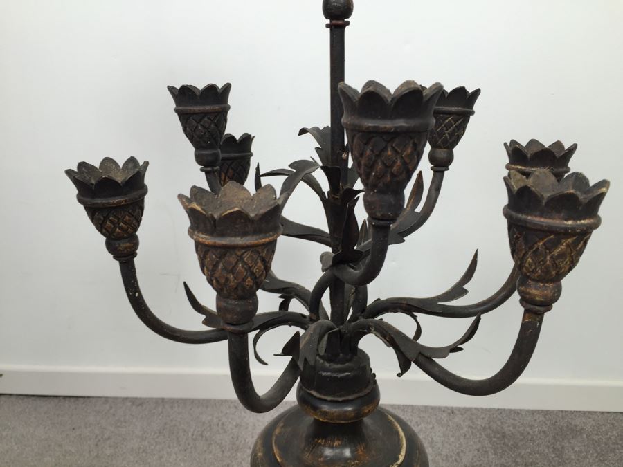 Vintage Chapman Wooden Table Lamp Without Shade [Photo 3]