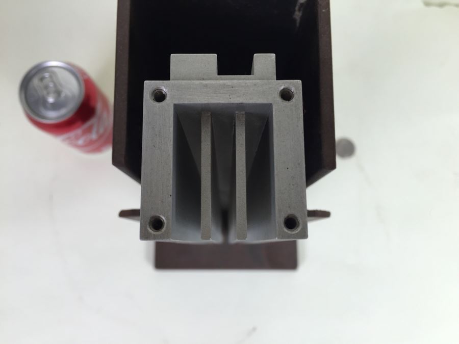 Custom Industrial Art Deco Style Metal Sculpture By Karen Dugan Hand Signed [Photo 15]