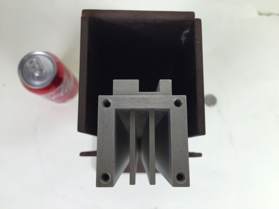 Custom Industrial Art Deco Style Metal Sculpture By Karen Dugan Hand Signed [Photo 14]