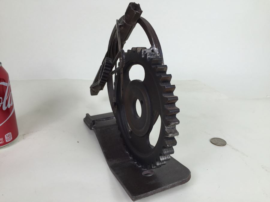 Custom Industrial Metal Sculpture By Karen Dugan Hand Signed [Photo 13]