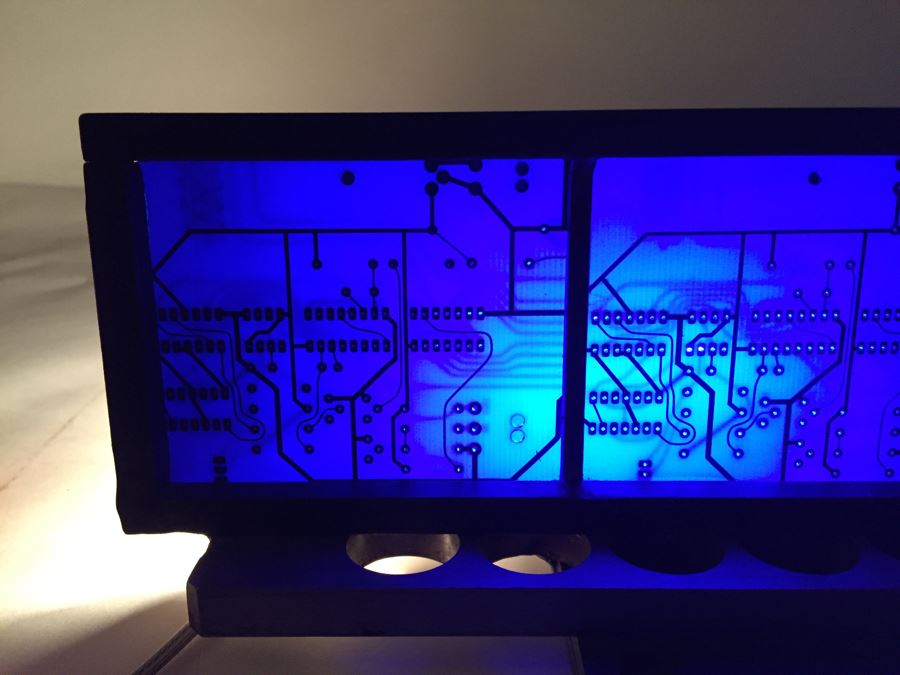 Custom Industrial Meets Technology Metal Sculpture Circuit Board Table Lamp By Karen Dugan Hand Signed [Photo 14]