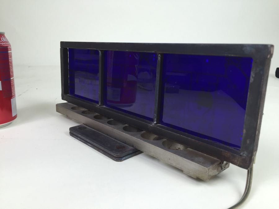 Custom Industrial Meets Technology Metal Sculpture Circuit Board Table Lamp By Karen Dugan Hand Signed [Photo 12]