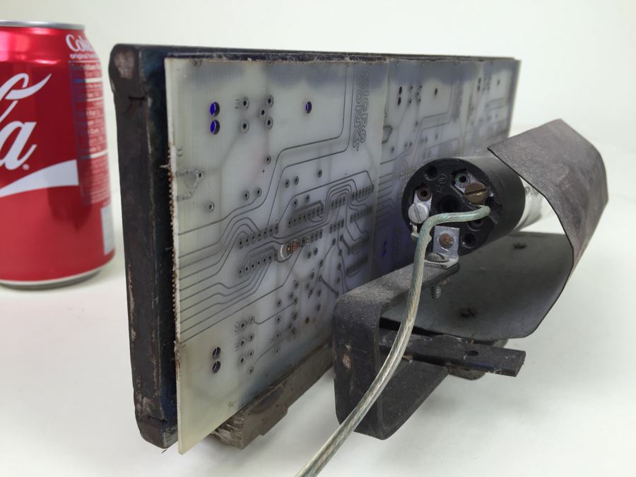 Custom Industrial Meets Technology Metal Sculpture Circuit Board Table Lamp By Karen Dugan Hand Signed [Photo 11]