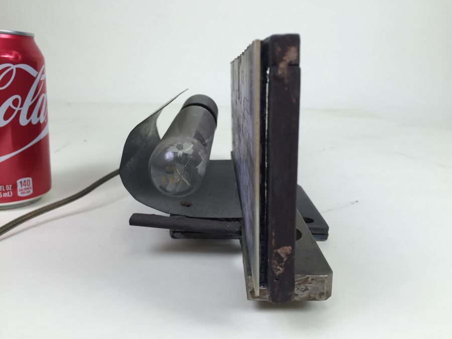 Custom Industrial Meets Technology Metal Sculpture Circuit Board Table Lamp By Karen Dugan Hand Signed [Photo 7]