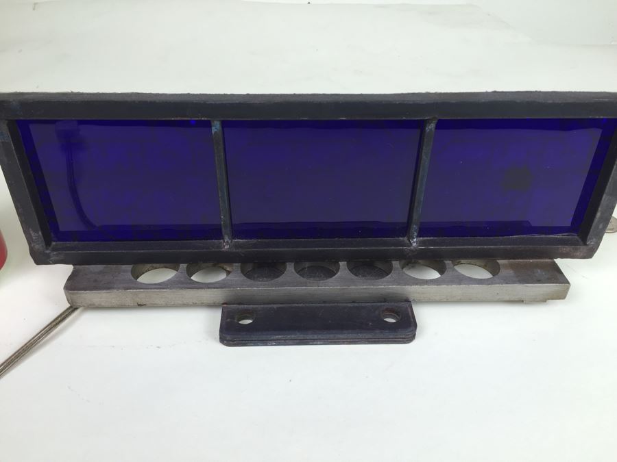 Custom Industrial Meets Technology Metal Sculpture Circuit Board Table Lamp By Karen Dugan Hand Signed [Photo 5]