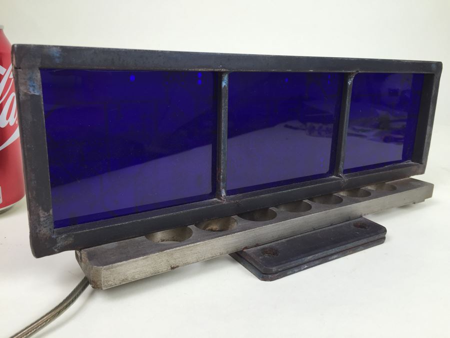 Custom Industrial Meets Technology Metal Sculpture Circuit Board Table Lamp By Karen Dugan Hand Signed [Photo 6]