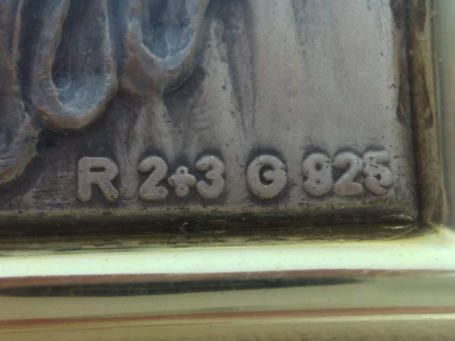 Limited Issue Sterling Silver And Gold Framed Clown Pictures By Mida Made In Italy [Photo 16]