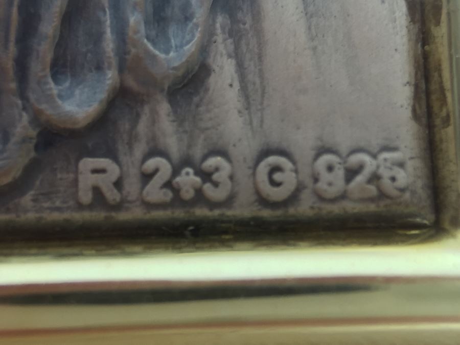 Limited Issue Sterling Silver And Gold Framed Clown Pictures By Mida Made In Italy [Photo 15]