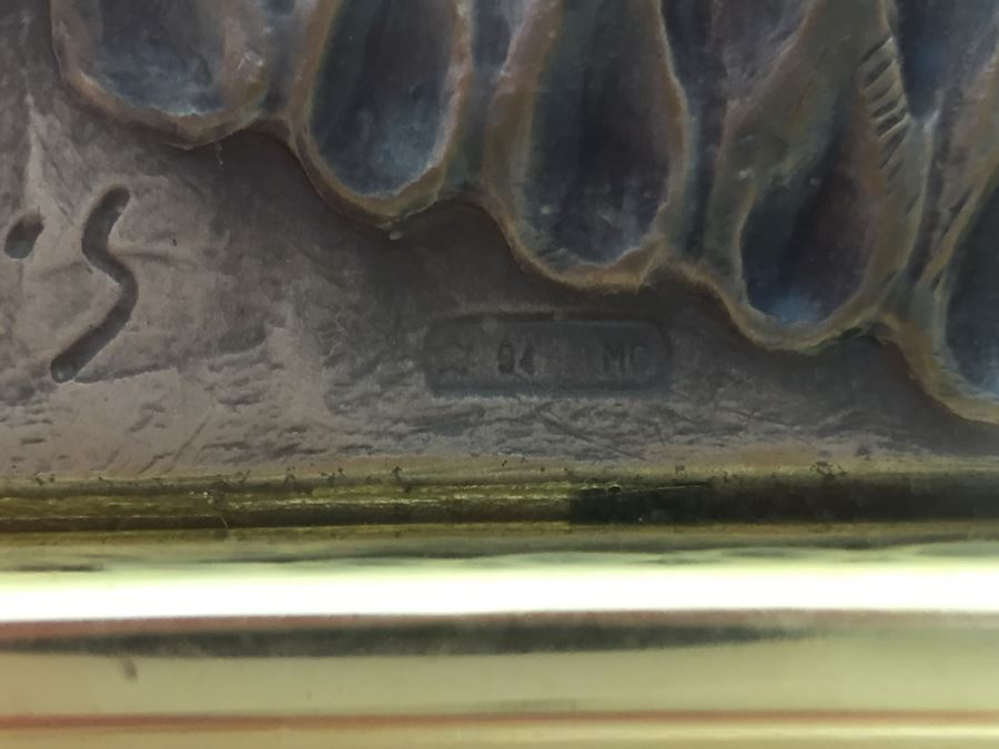 Limited Issue Sterling Silver And Gold Framed Clown Pictures By Mida Made In Italy [Photo 14]