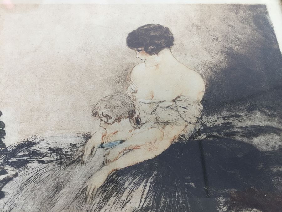 Le Jardin Japonais By Louis Icart In Frame [Photo 9]