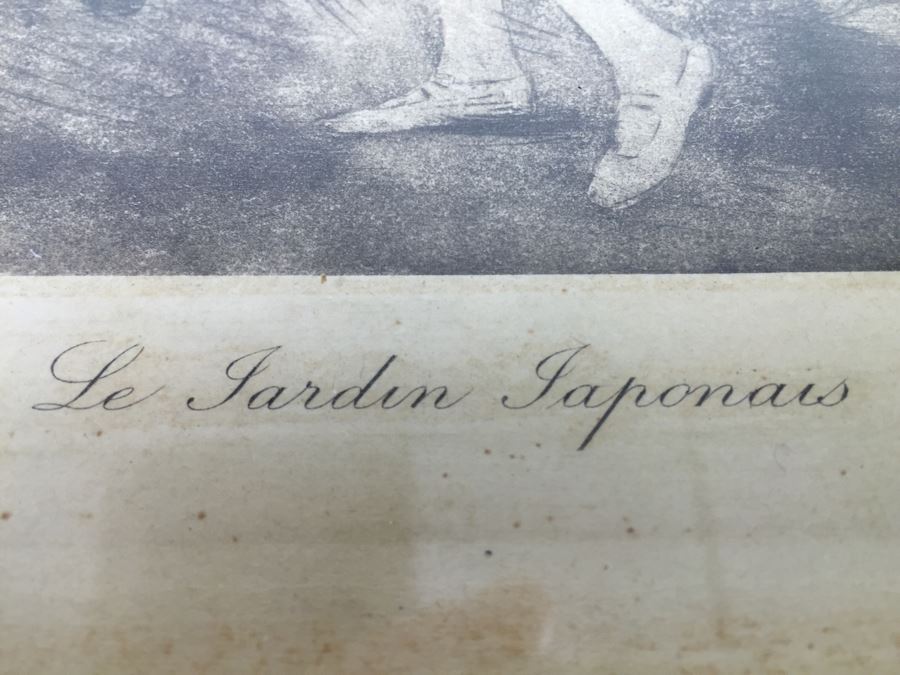 Le Jardin Japonais By Louis Icart In Frame [Photo 6]