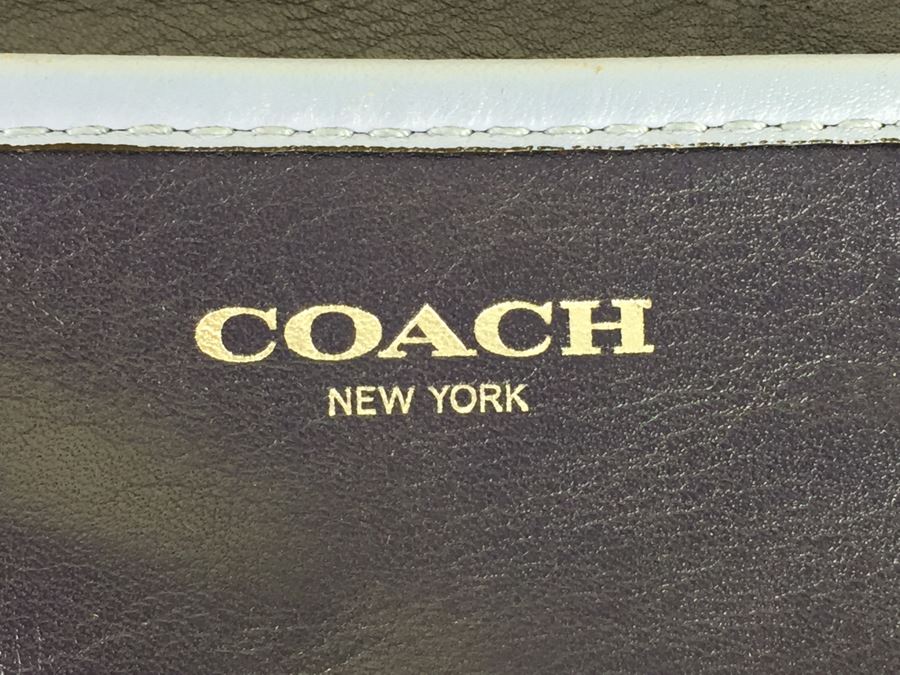 Blue COACH Handbag [Photo 7]