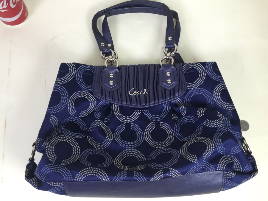 Coach Blue Handbag [Photo 2]