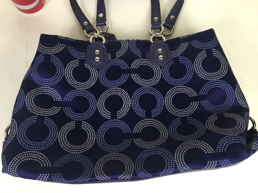 Coach Blue Handbag [Photo 7]