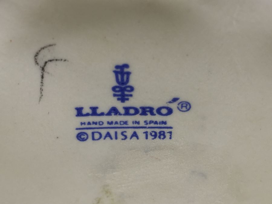 Lladro 5129: Jester / Pensive Clown Bust Daisa 1981 High Gloss Finish [Photo 16]