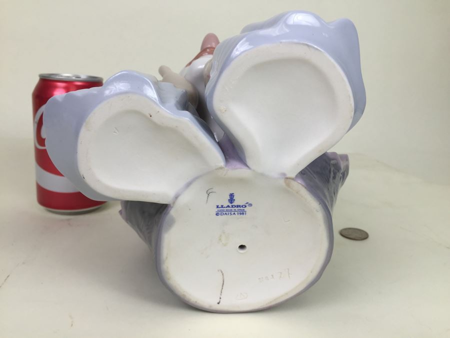 Lladro 5129: Jester / Pensive Clown Bust Daisa 1981 High Gloss Finish [Photo 15]