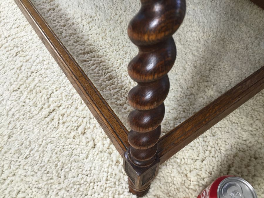 Vintage Barley Twist Wooden Coffee Table [Photo 8]