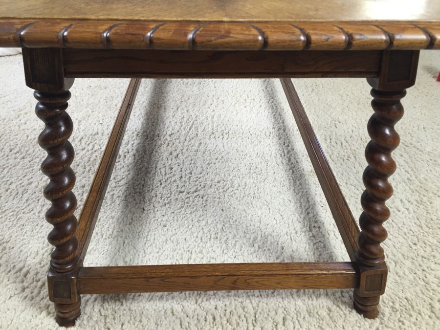 Vintage Barley Twist Wooden Coffee Table [Photo 13]
