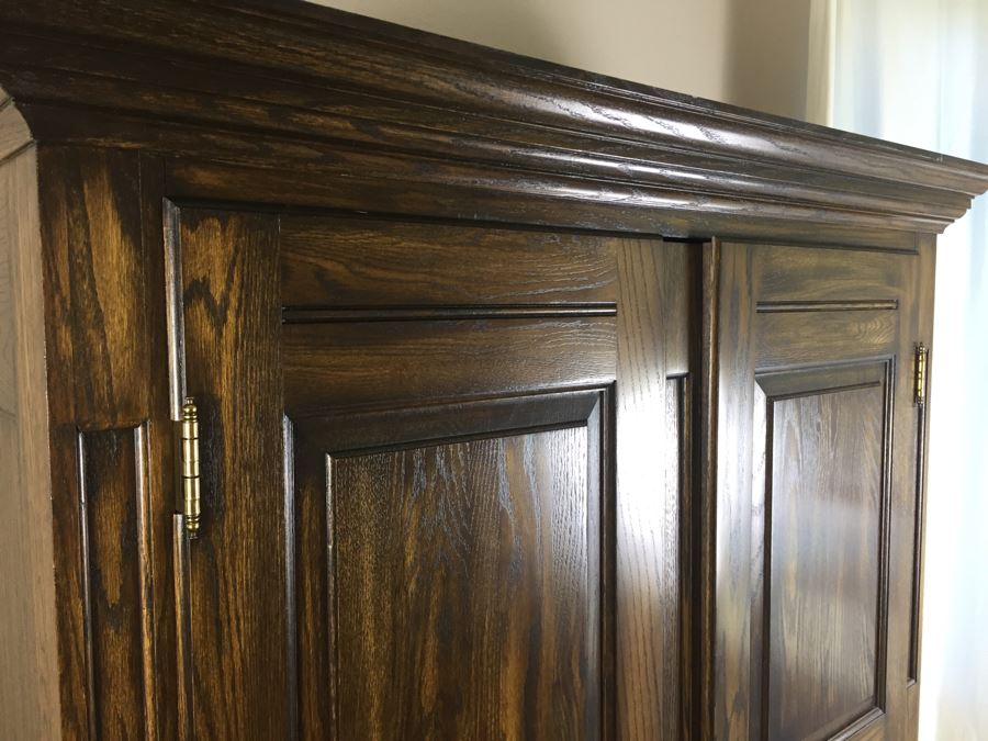 Pennsylvania House Wooden Armoire Cabinet [Photo 8]