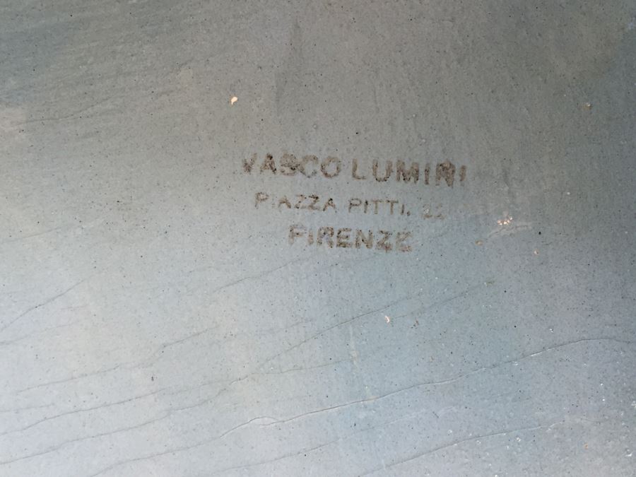 Vintage Vasco Lumini Florentine Italy Nesting Tables - Piazza Pitti Firenze Florence [Photo 13]