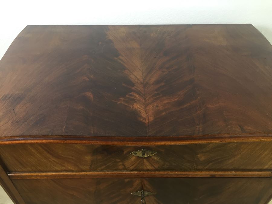 Stunning Antique Chest Of Drawers With Flip Top, Lockable Drawers And Skeleton Key [Photo 7]