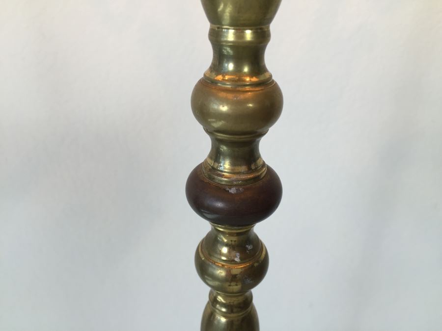 Stunning Vintage Five Arm Brass Floor Lamp [Photo 9]