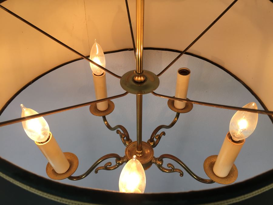 Stunning Vintage Five Arm Brass Floor Lamp [Photo 5]