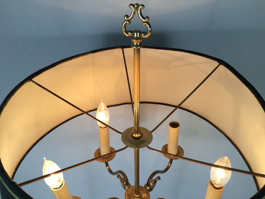 Stunning Vintage Five Arm Brass Floor Lamp [Photo 6]