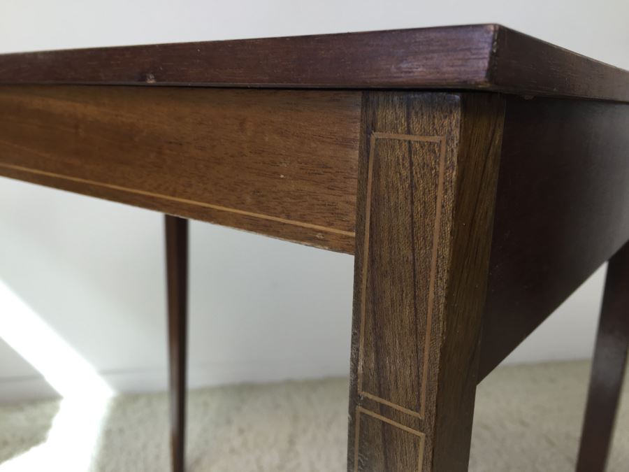 Vintage Inlaid Wood Nesting Tables [Photo 9]