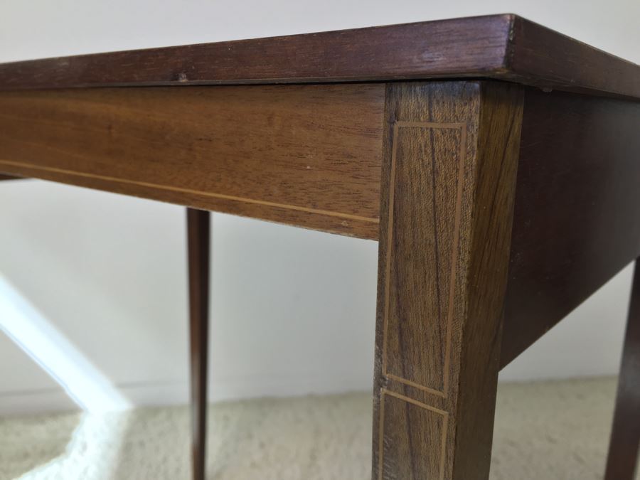 Vintage Inlaid Wood Nesting Tables [Photo 8]