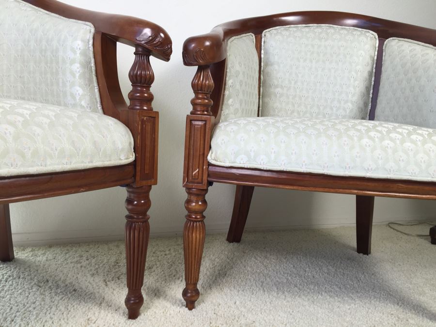 Pair Of Fabulous Turned Wood Armchairs [Photo 11]