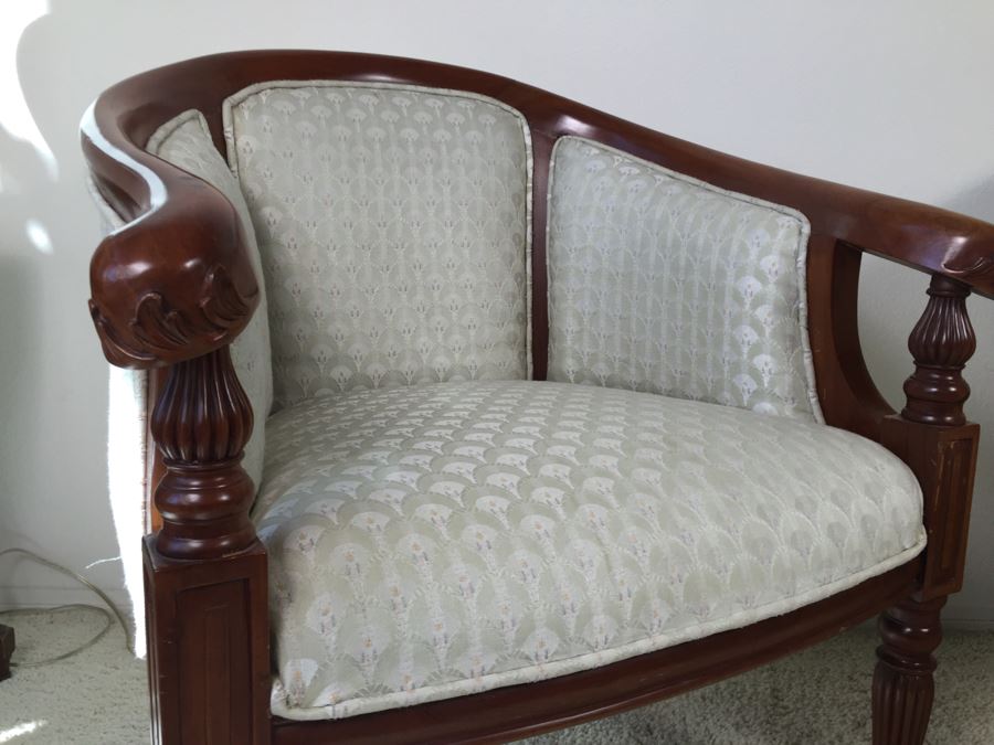 Pair Of Fabulous Turned Wood Armchairs [Photo 5]