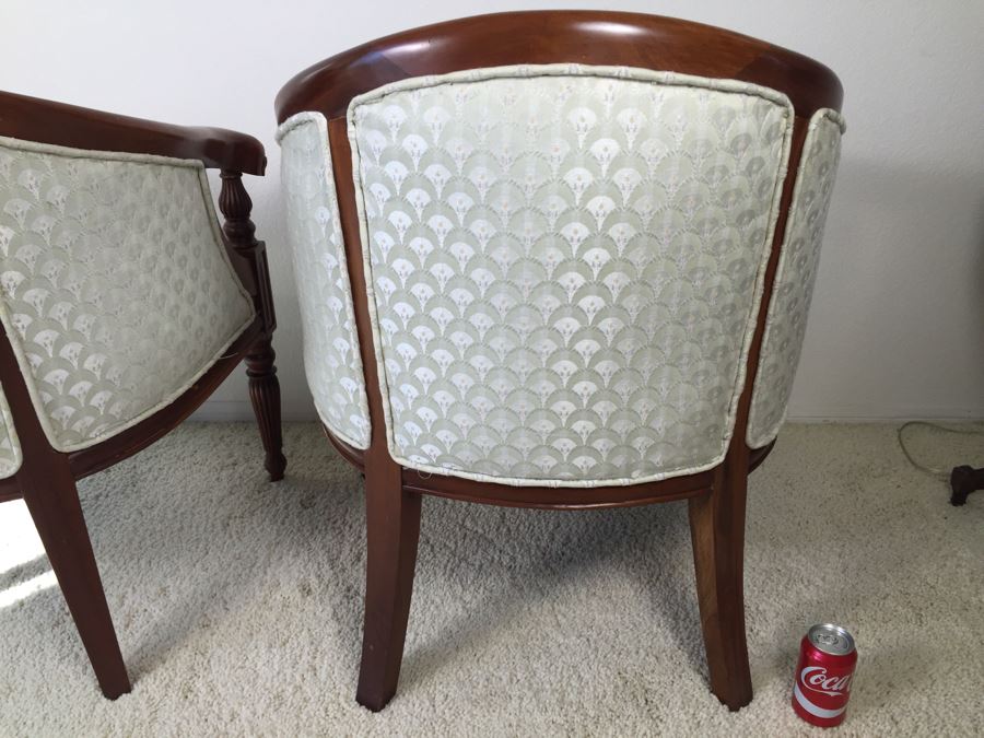 Pair Of Fabulous Turned Wood Armchairs [Photo 3]