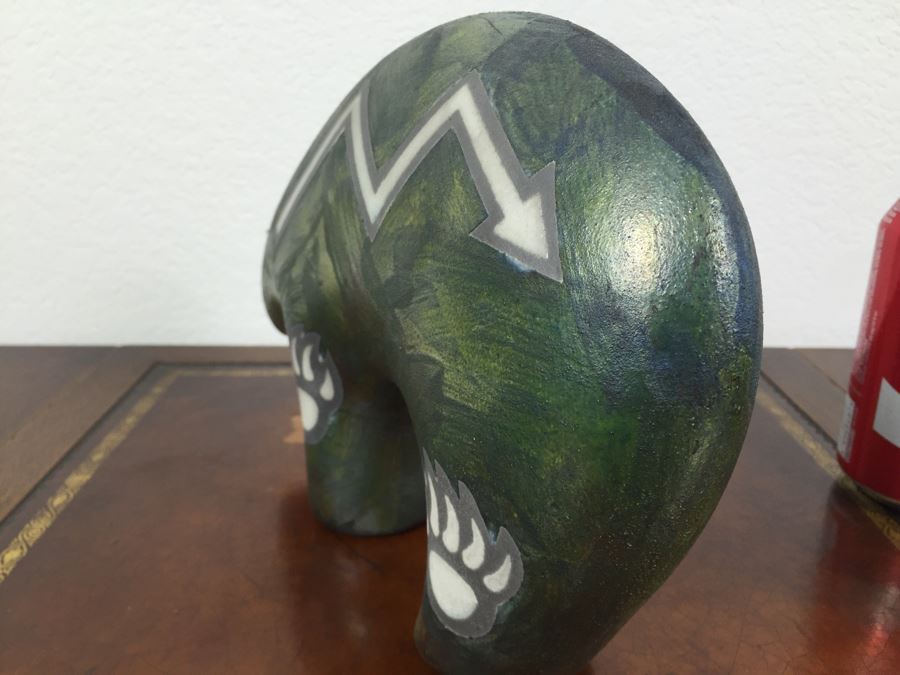 Southwest Raku Pottery Signed J. Diller Bear Sculpture Pottery [Photo 9]