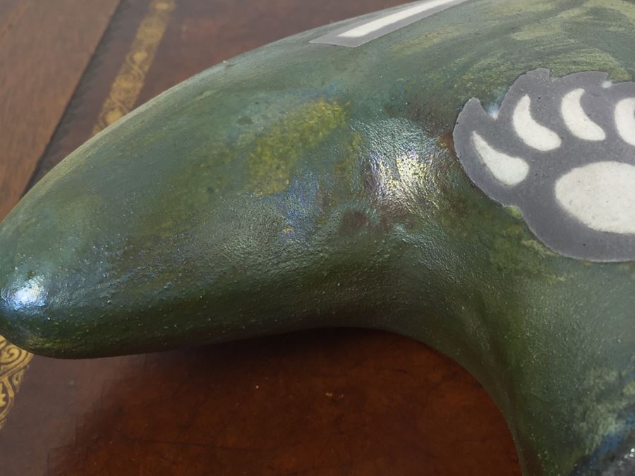 Southwest Raku Pottery Signed J. Diller Bear Sculpture Pottery [Photo 13]