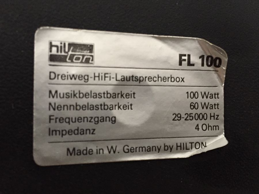 Denon Stereo System With Denon Receiver DRA-325R, Denon Quartz Record Player DP-23F, Denon Compact Disc Player DCD-660 And Hilton FL 100 German Speakers Plus Extra Audio-Technica Record Player Needle AT201EP  [Photo 7]